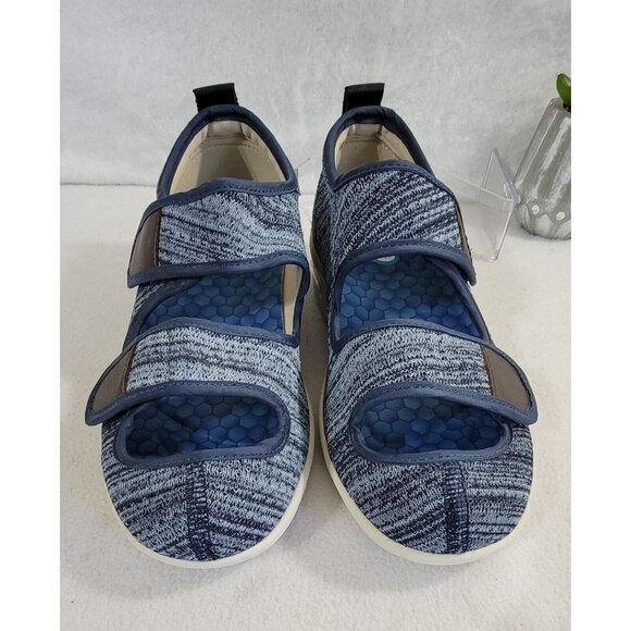 Youyun Unisex Adult Blue Diabetic‎ Comfort Shoes Memory Foam Size 7.5/8.5 - Picture 4 of 12